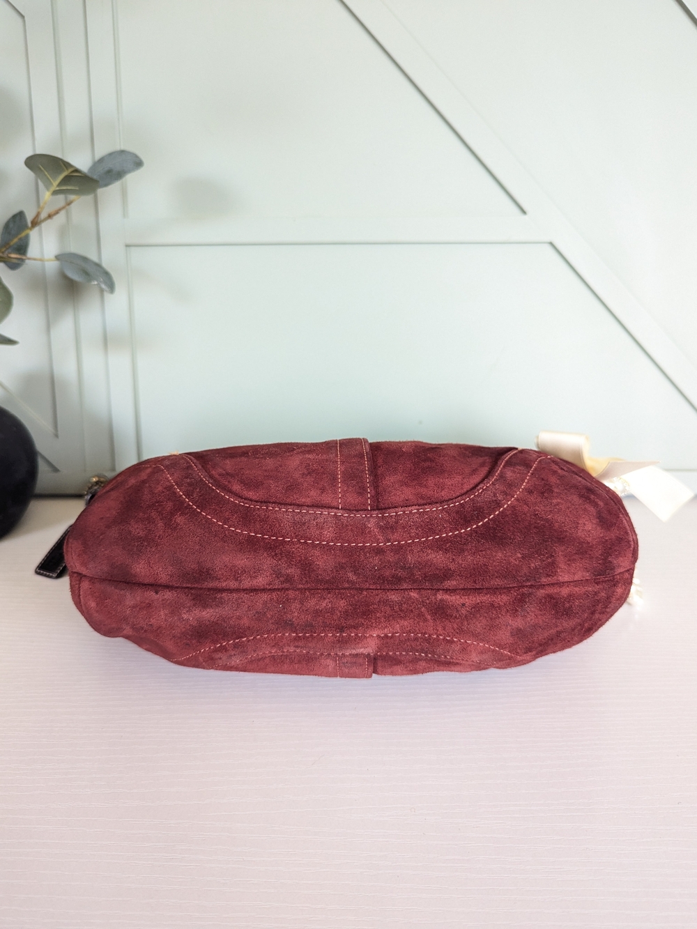 vintage Coach Soho Suede Crescent Hobo Bag - Picture 9 of 15